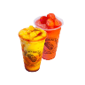 Image of two different flavors of Slushies
